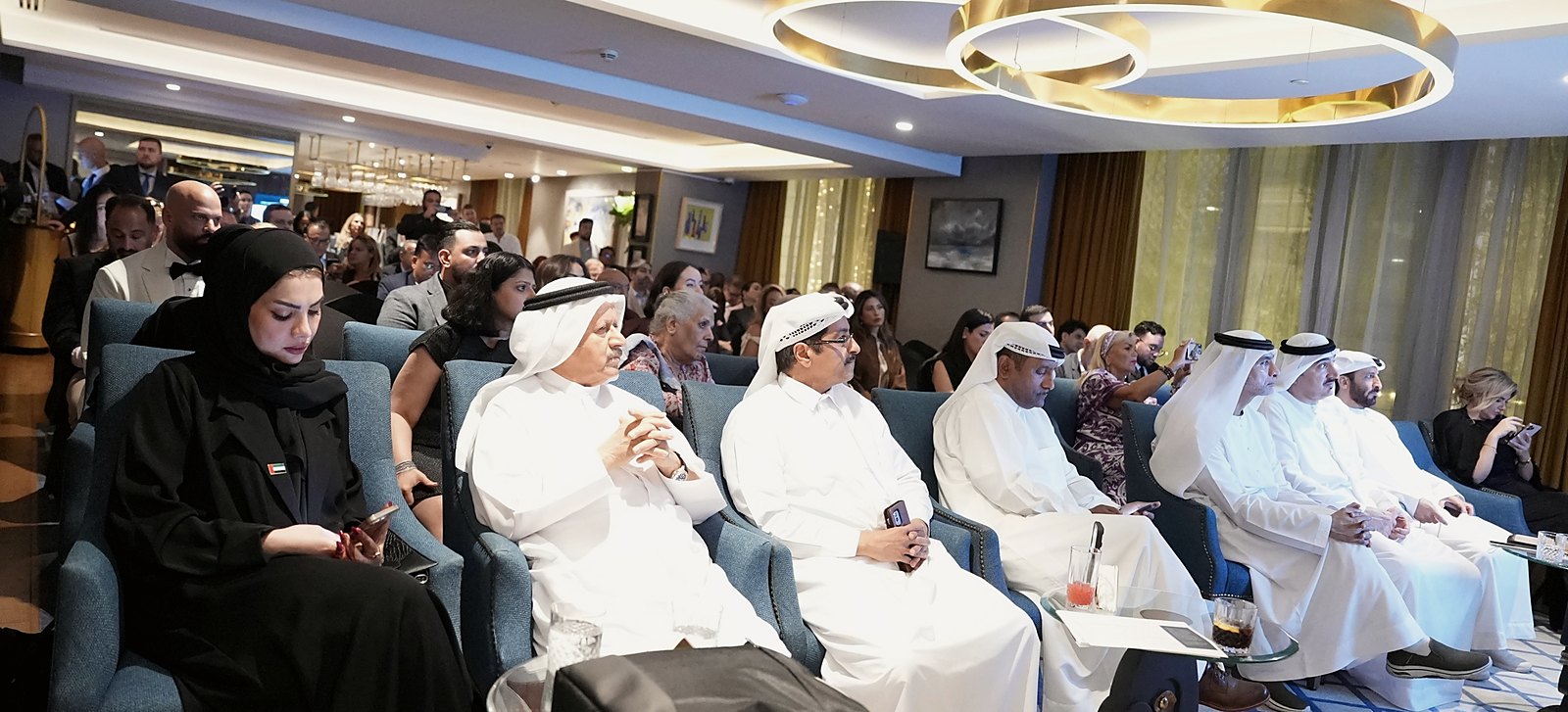 The room at a Dubai Ventures evening at Capital Club Dubai